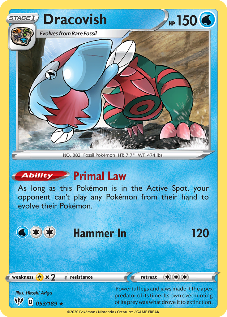 Dracovish (053/189) [Sword & Shield: Darkness Ablaze] | Good Games Morley