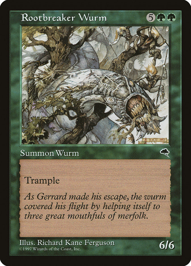 Rootbreaker Wurm [Tempest] | Good Games Morley