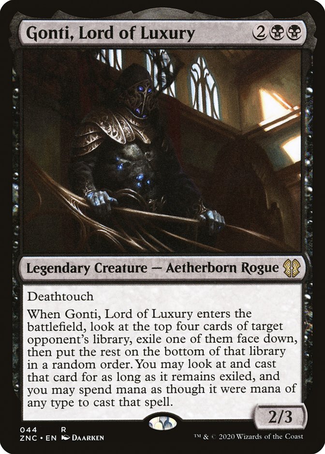 Gonti, Lord of Luxury [Zendikar Rising Commander] | Good Games Morley