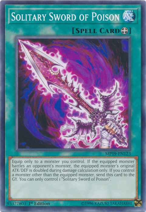 Solitary Sword of Poison [MP19-EN123] Common | Good Games Morley