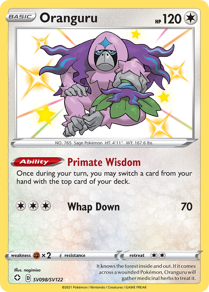 Oranguru (SV098/SV122) [Sword & Shield: Shining Fates] | Good Games Morley