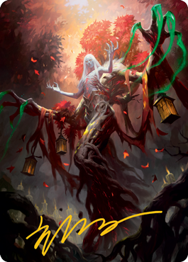 Wrenn and Seven Art Card (Gold-Stamped Signature) [Innistrad: Midnight Hunt Art Series] | Good Games Morley