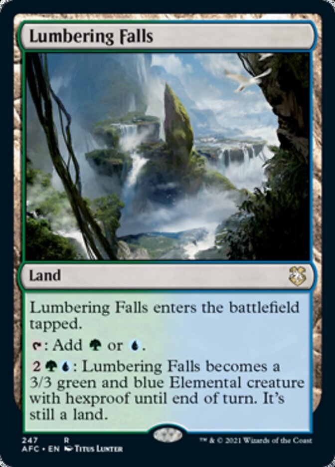Lumbering Falls [Dungeons & Dragons: Adventures in the Forgotten Realms Commander] | Good Games Morley
