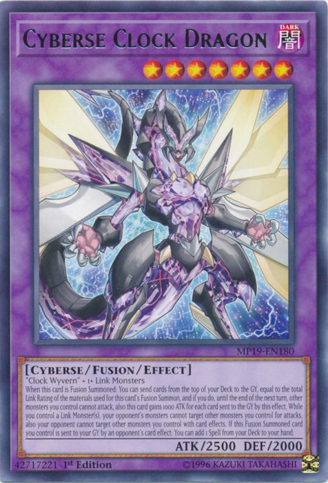 Cyberse Clock Dragon [MP19-EN180] Rare | Good Games Morley