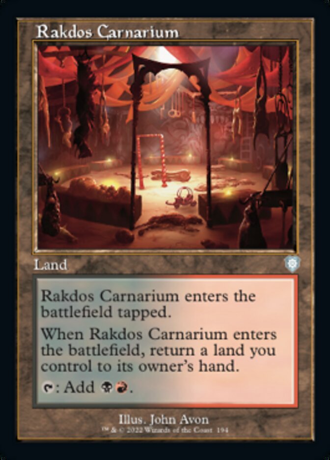 Rakdos Carnarium (Retro) [The Brothers' War Commander] | Good Games Morley