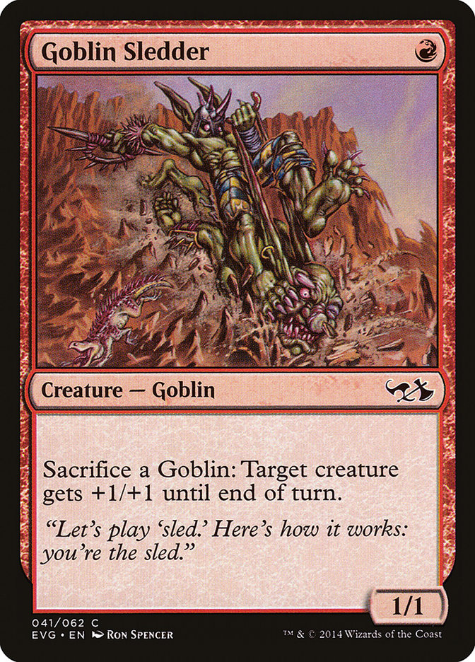 Goblin Sledder (Elves vs. Goblins) [Duel Decks Anthology] | Good Games Morley