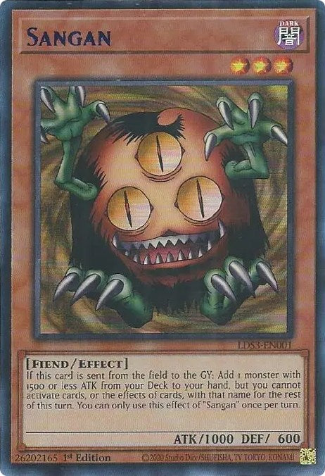 Sangan (Blue) [LDS3-EN001] Ultra Rare | Good Games Morley
