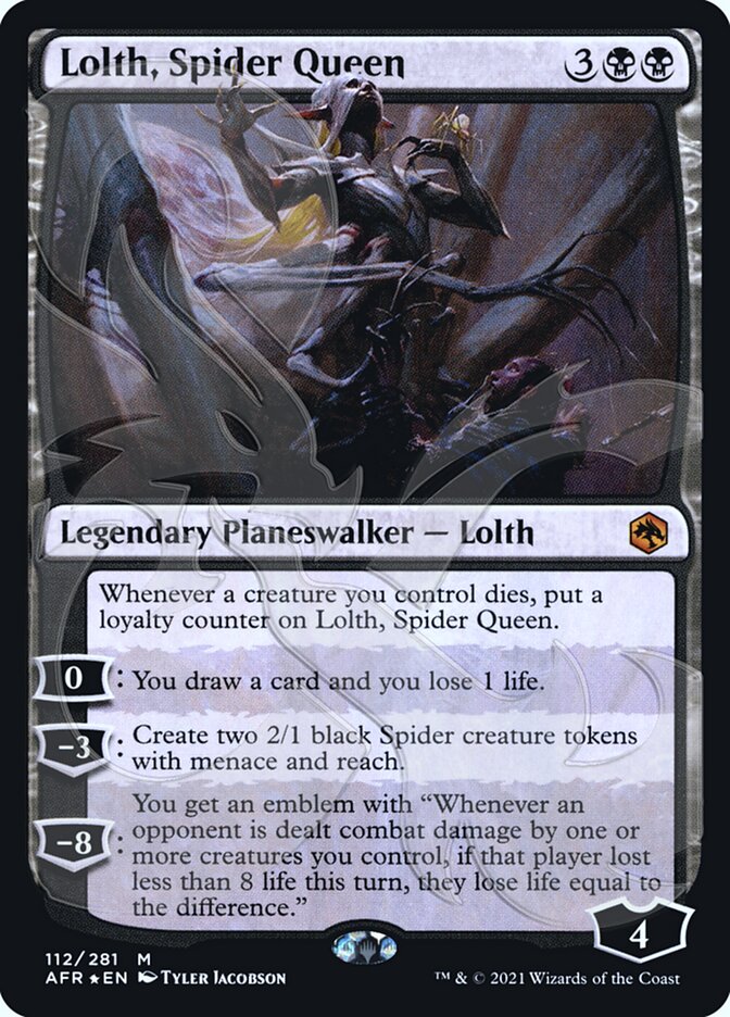 Lolth, Spider Queen (Ampersand Promo) [Dungeons & Dragons: Adventures in the Forgotten Realms Promos] | Good Games Morley