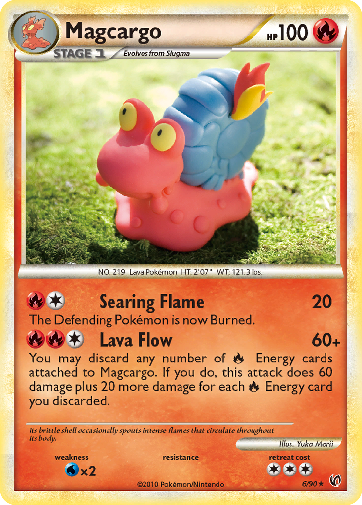 Magcargo (6/90) [HeartGold & SoulSilver: Undaunted] | Good Games Morley