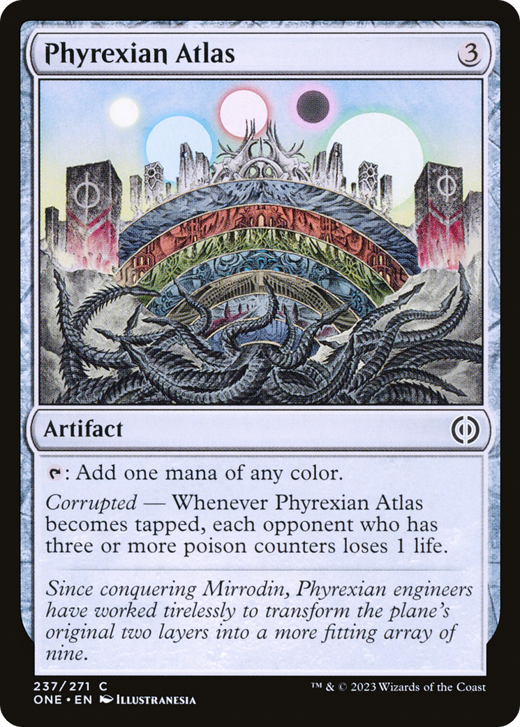 Phyrexian Atlas [Phyrexia: All Will Be One] | Good Games Morley