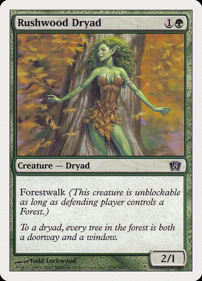Rushwood Dryad [Eighth Edition] | Good Games Morley