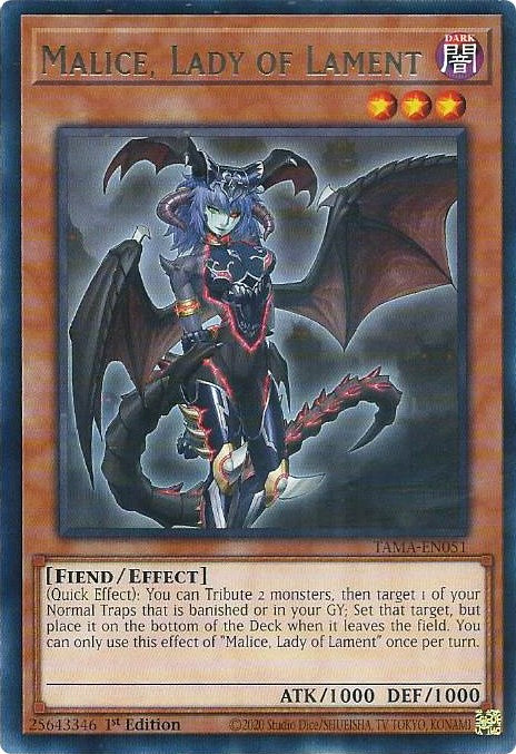 Malice, Lady of Lament [TAMA-EN051] Rare | Good Games Morley