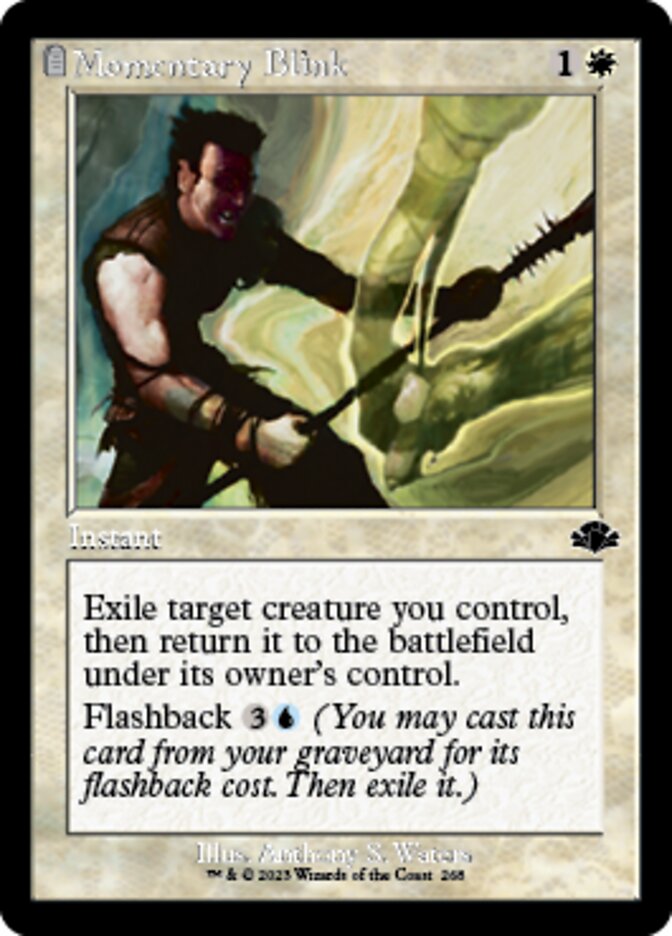 Momentary Blink (Retro) [Dominaria Remastered] | Good Games Morley