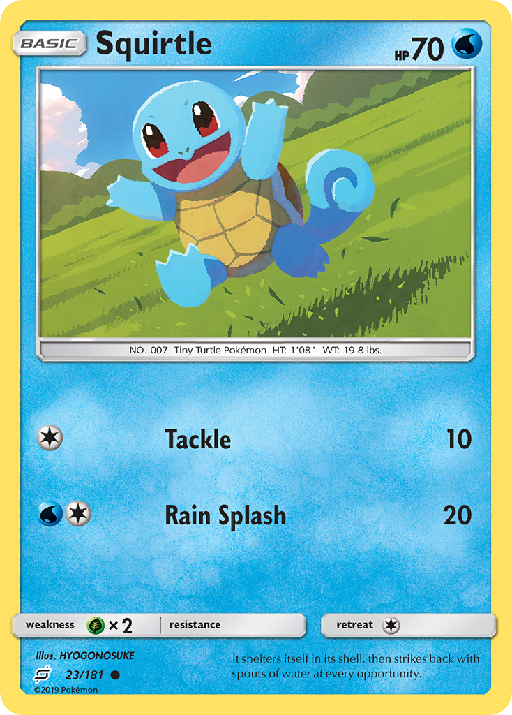 Squirtle (23/181) [Sun & Moon: Team Up] | Good Games Morley