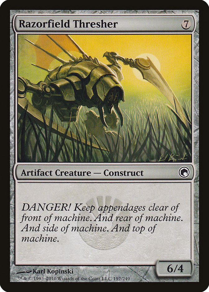 Razorfield Thresher [Scars of Mirrodin] | Good Games Morley