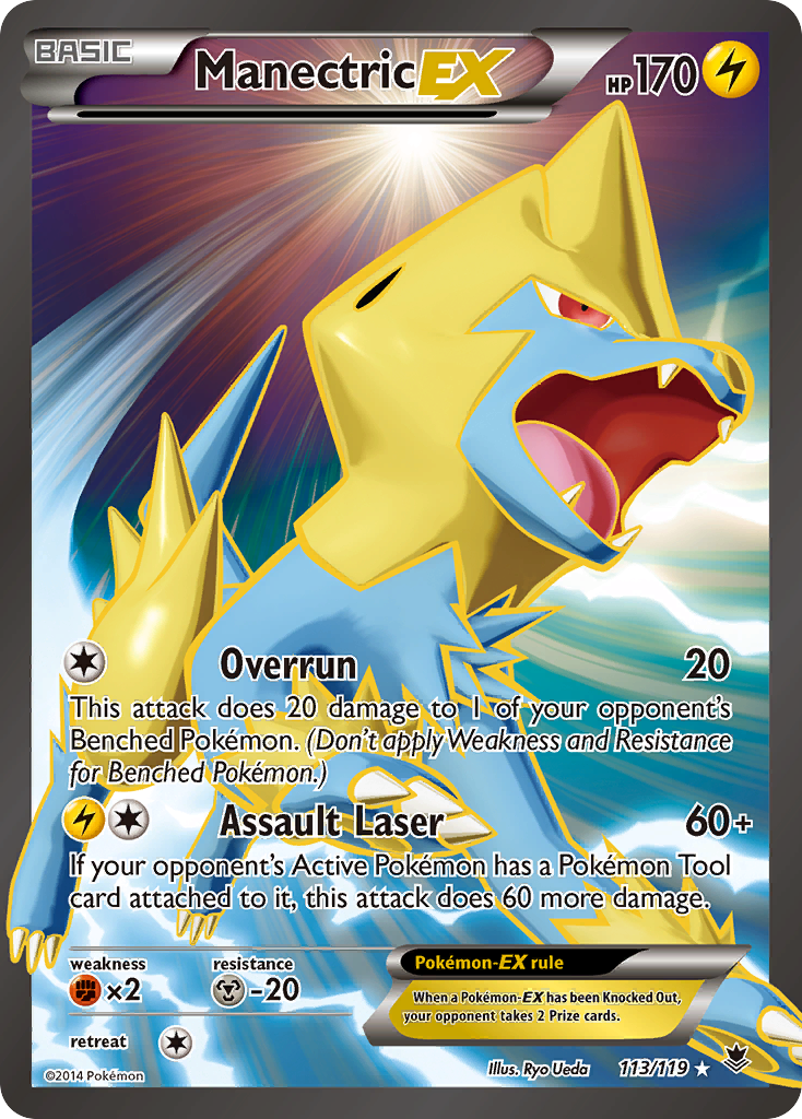 Manectric EX (113/119) [XY: Phantom Forces] | Good Games Morley