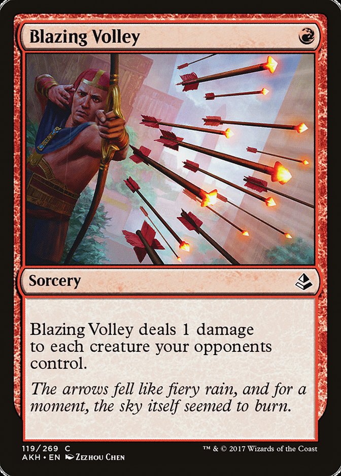 Blazing Volley [Amonkhet] | Good Games Morley
