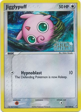 Jigglypuff (53/100) (Stamped) [EX: Crystal Guardians] | Good Games Morley