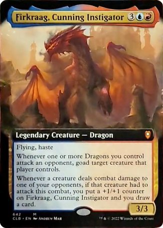 Firkraag, Cunning Instigator (Extended Art) [Commander Legends: Battle for Baldur's Gate] | Good Games Morley
