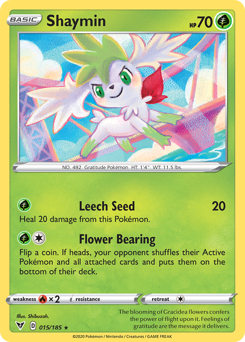 Shaymin (015/185) [Sword & Shield: Vivid Voltage] | Good Games Morley