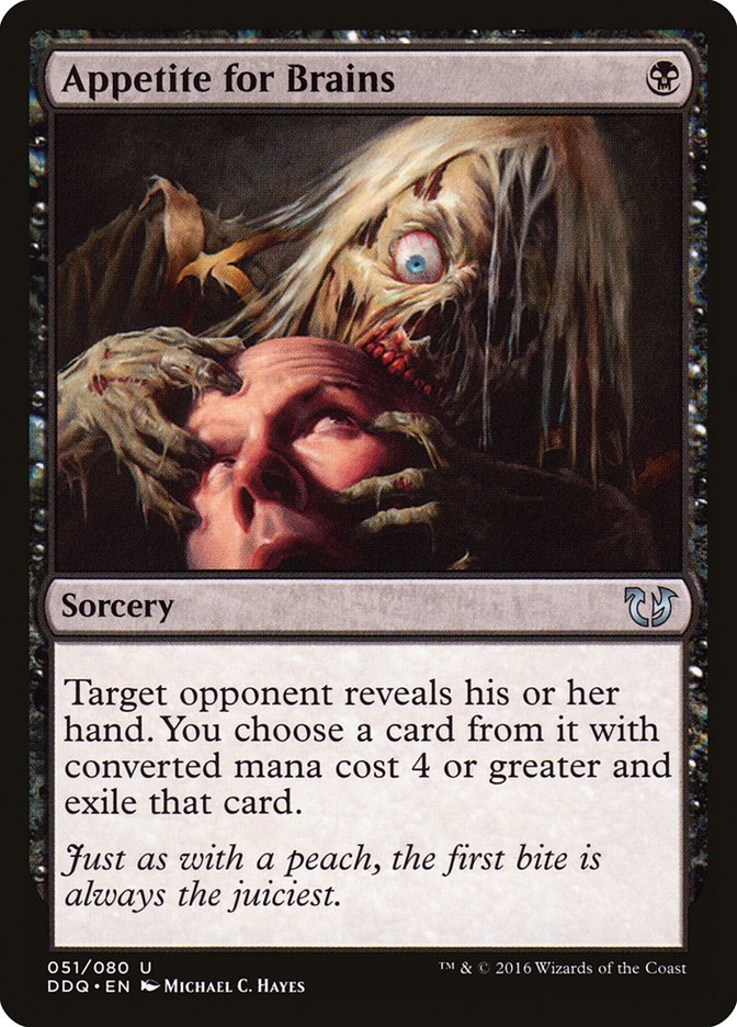Appetite for Brains [Duel Decks: Blessed vs. Cursed] | Good Games Morley