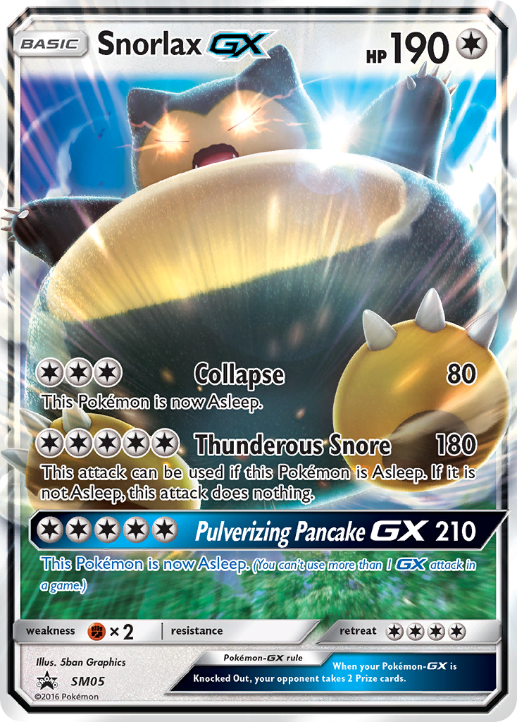 Snorlax GX (SM05) [Sun & Moon: Black Star Promos] | Good Games Morley