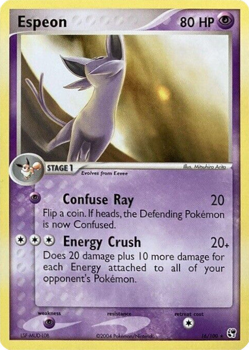 Espeon (16/100) [EX: Battle Stadium] | Good Games Morley