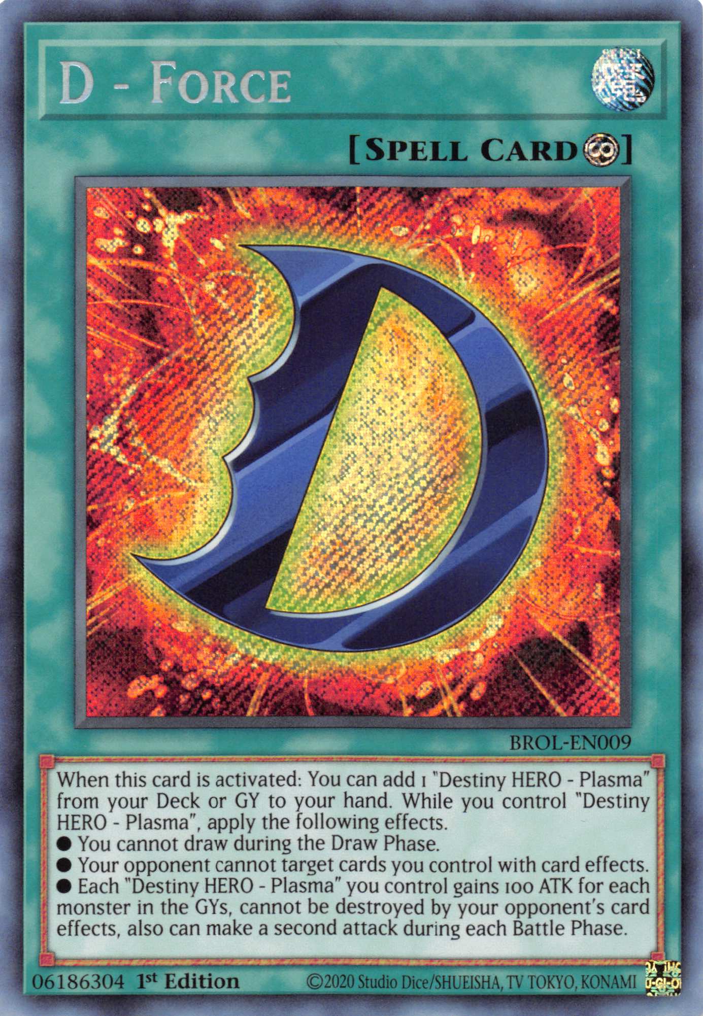 D - Force [BROL-EN009] Secret Rare | Good Games Morley