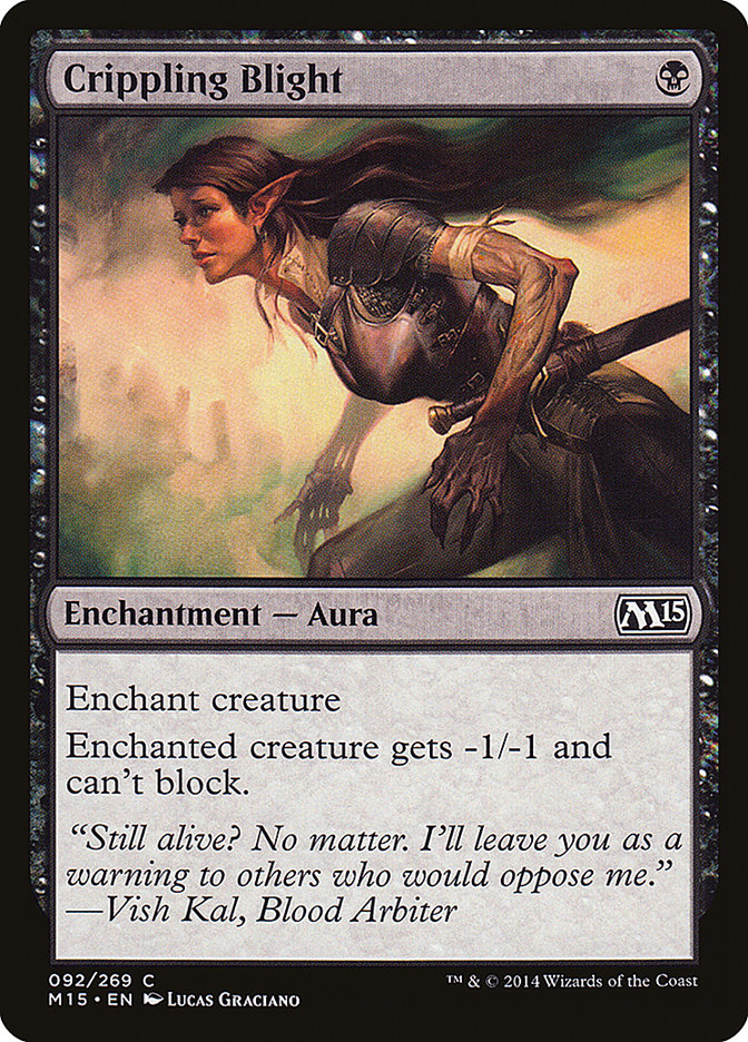 Crippling Blight [Magic 2015] | Good Games Morley