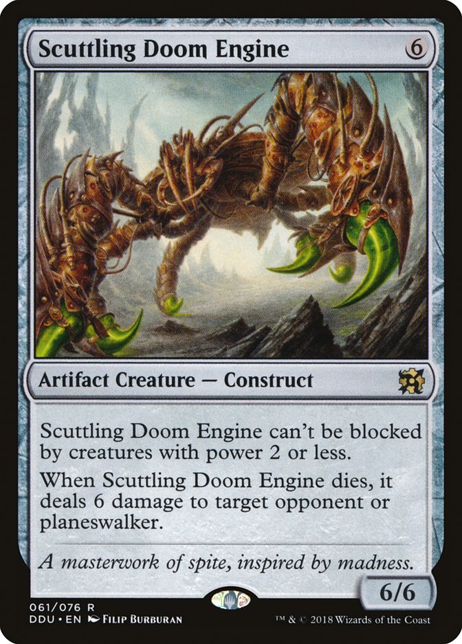 Scuttling Doom Engine [Duel Decks: Elves vs. Inventors] | Good Games Morley