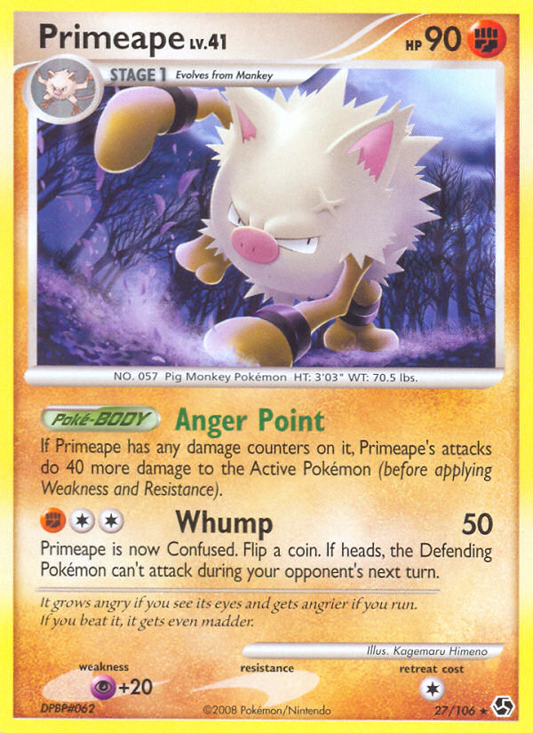 Primeape (27/106) [Diamond & Pearl: Great Encounters] | Good Games Morley
