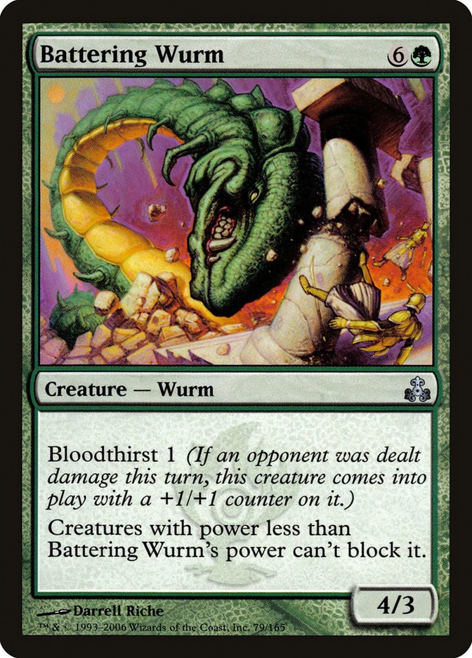 Battering Wurm [Guildpact] | Good Games Morley