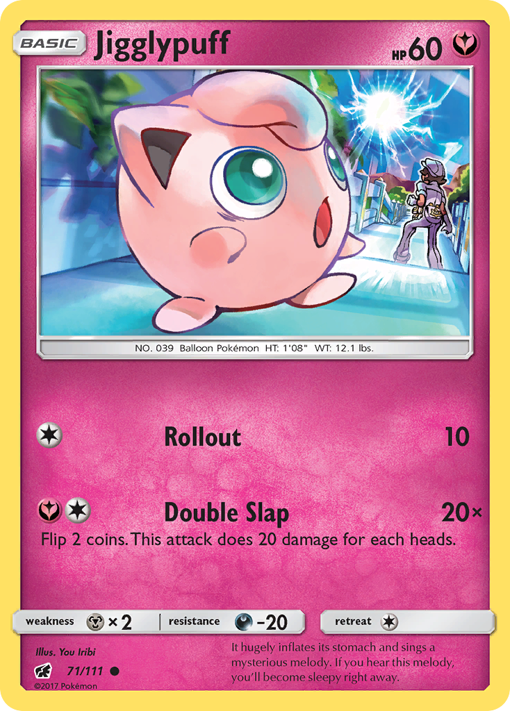 Jigglypuff (71/111) [Sun & Moon: Crimson Invasion] | Good Games Morley
