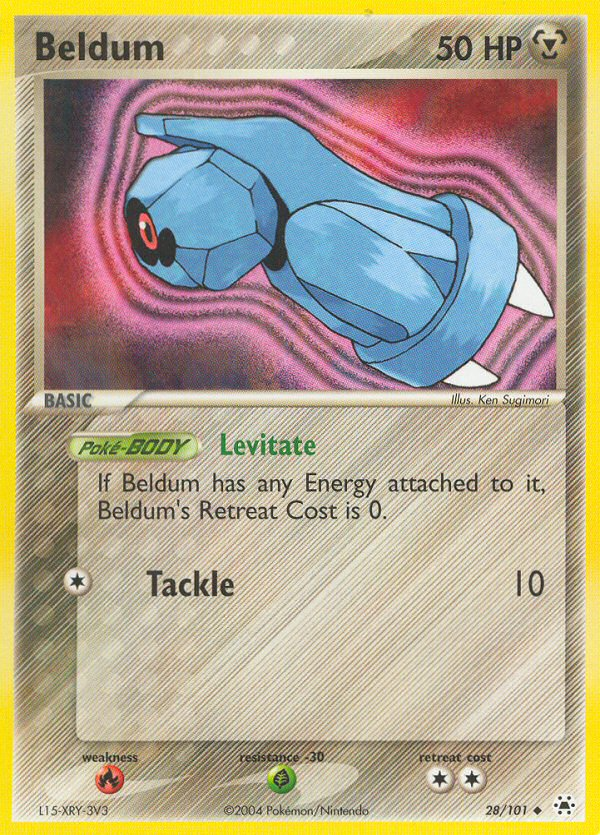 Beldum (28/101) [EX: Hidden Legends] | Good Games Morley