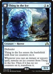 Thing in the Ice // Awoken Horror [Shadows over Innistrad Prerelease Promos] | Good Games Morley