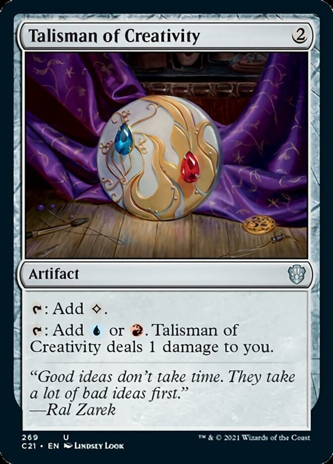 Talisman of Creativity [Commander 2021] | Good Games Morley