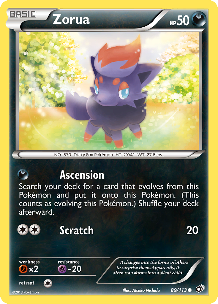 Zorua (89/113) [Black & White: Legendary Treasures] | Good Games Morley