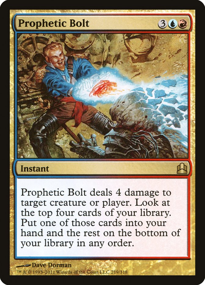 Prophetic Bolt [Commander 2011] | Good Games Morley