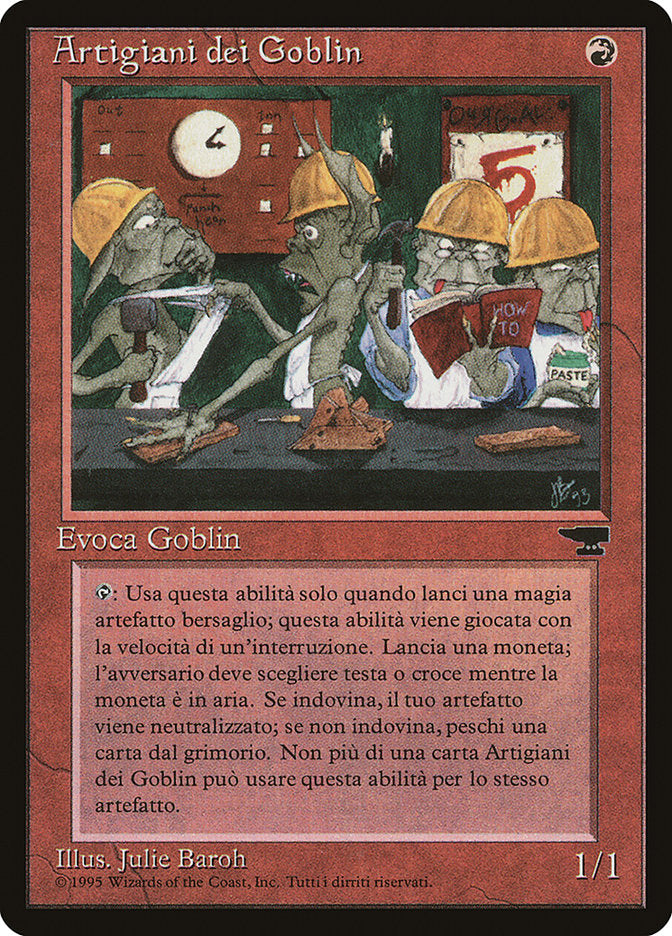 Goblin Artisans (Italian) - "Artigiani dei Goblin" [Rinascimento] | Good Games Morley