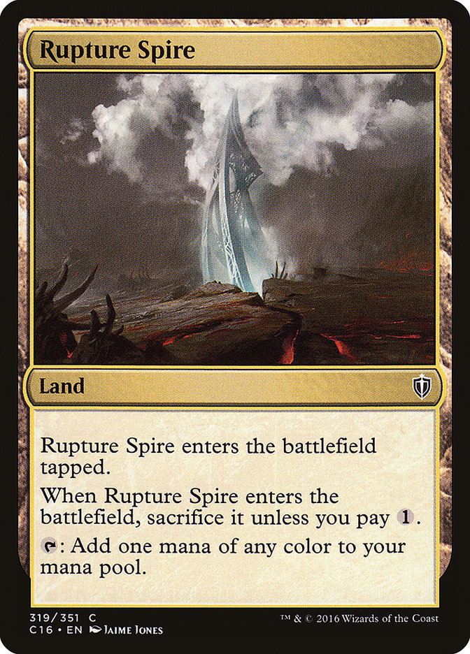 Rupture Spire [Commander 2016] | Good Games Morley