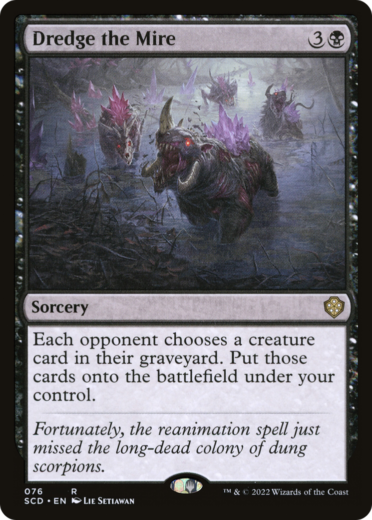 Dredge the Mire [Starter Commander Decks] | Good Games Morley