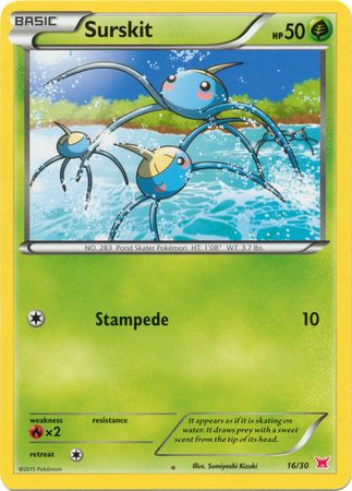 Surskit (16/30) [XY: Trainer Kit 2 - Latias] | Good Games Morley
