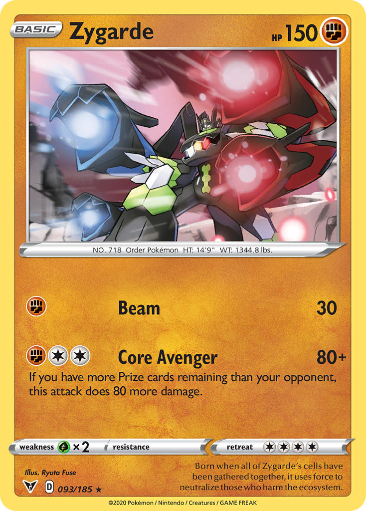 Zygarde (093/185) [Sword & Shield: Vivid Voltage] | Good Games Morley