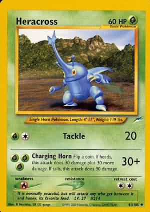 Heracross (41/105) [Neo Destiny Unlimited] | Good Games Morley