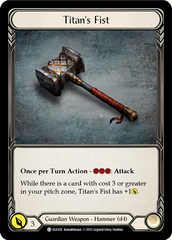 Embodiment of Lightning // Titan's Fist [ELE202] (Tales of Aria)  1st Edition Normal | Good Games Morley