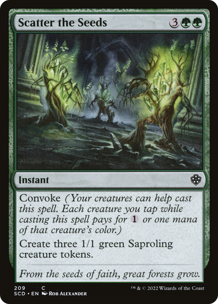 Scatter the Seeds [Starter Commander Decks] | Good Games Morley