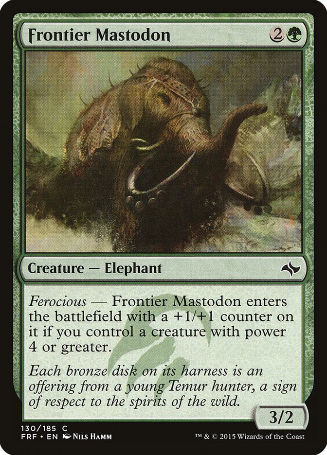 Frontier Mastodon [Fate Reforged] | Good Games Morley