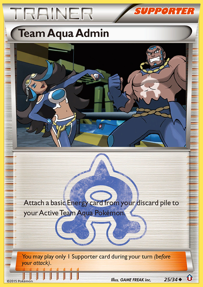 Team Aqua Admin (25/34) [XY: Double Crisis] | Good Games Morley