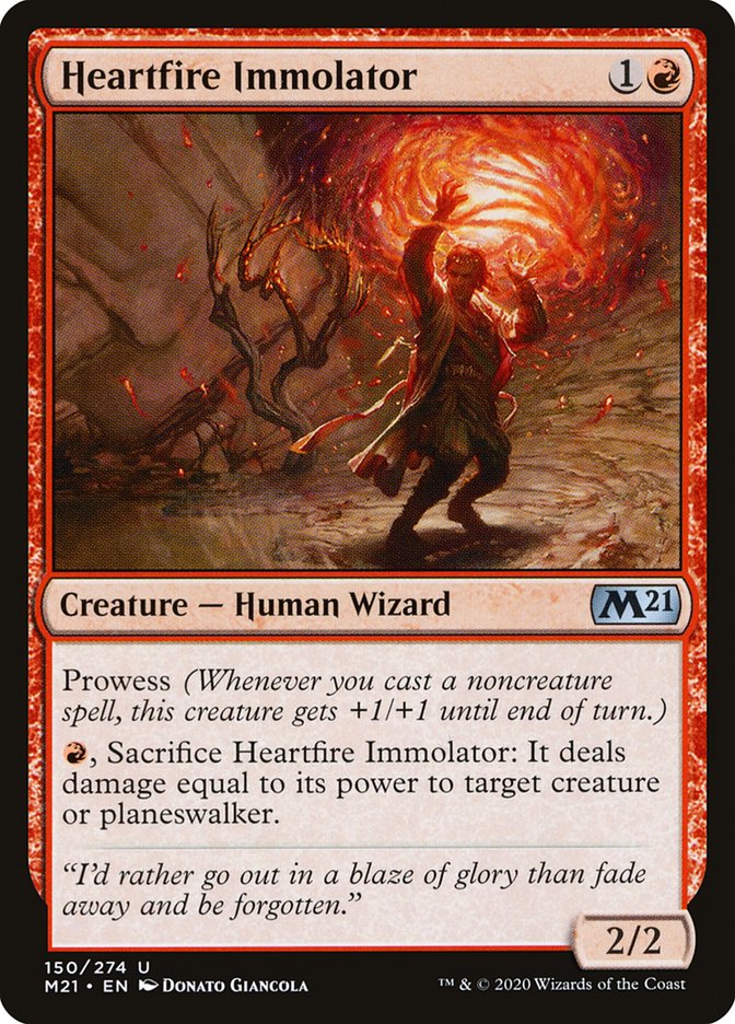 Heartfire Immolator [Core Set 2021] | Good Games Morley