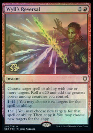 Wyll's Reversal [Commander Legends: Battle for Baldur's Gate Prerelease Promos] | Good Games Morley